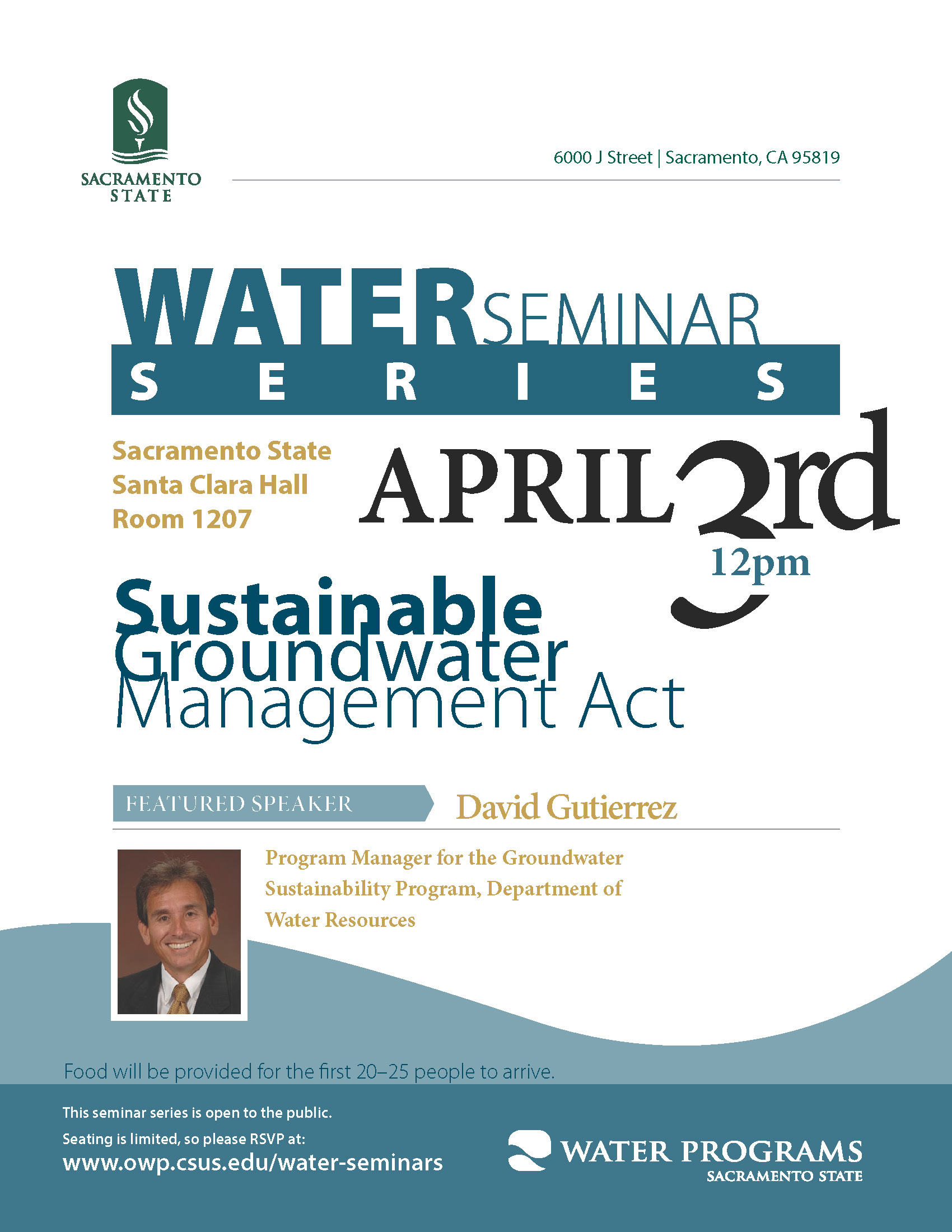 Water Seminar Series Flyer