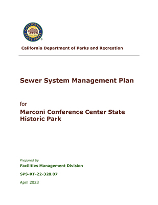 Marconi Conference Center State Historic Park Sewer System Management Plan