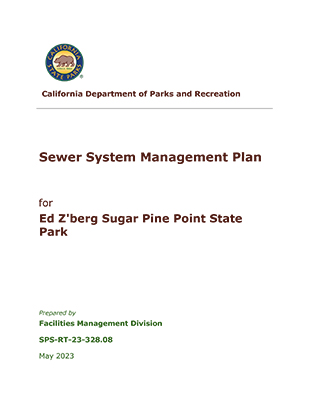 Ed Z'berg Sugar Pine Point State Park Sewer System Management Plan
