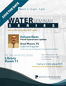 March 3rd, 2017 Water Seminar Series Flyer