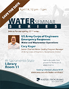April 14th, 2017 Water Seminar Series Flyer