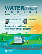 March 8th, 2019 Water Seminar Series Flyer
