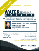 September 16th, 2016 Water Seminar Series Flyer