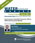 November 6th, 2015 Water Seminar Series Flyer